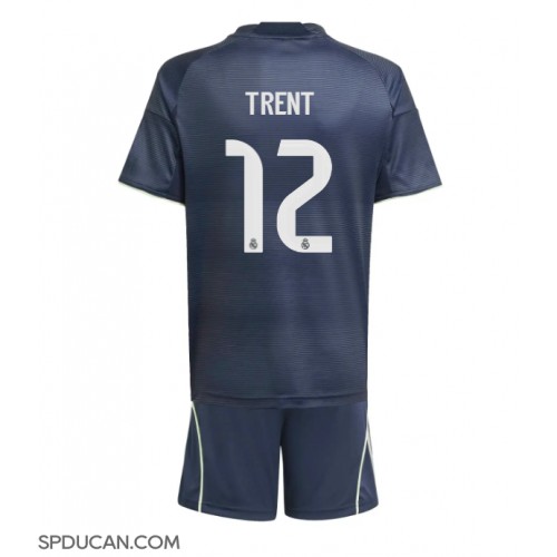 Dječji Nogometni Dres Real Madrid Alexander-Arnold #12 Gostujuci 2025-26 Kratak Rukav (+ Kratke hlače)